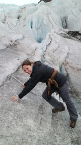 Hiking Glacier at Skaftafell National Park Iceland